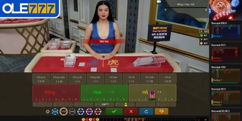 Hướng dẫn chi tiết luật chơi Rồng hổ dành cho tân binh